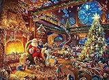 Weihnachtspuzzle 1000 Teile Erwachsene Weihnachtsmann 70 x 50 cm Puzzles für Erwachsene Klassische Puzzles 1000 Teile Weihnachten Puzzles Kinder Erwachsene 1000 Teile Weihnachts Puzzle