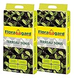 Floragard UAB Kräutererde und Aussaat – zum Aussaaten, Stecklingen und Umpflanzen 2 x 20 l