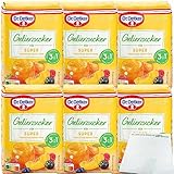 Dr. Oetker Gelierzucker 3:1 für Super fruchtige Konfitüre 6er Pack (6x500g Packung) + usy Block