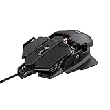 Trust Gaming GXT 138 X-Ray Gaming Maus (4.000 DPI-Sensor, 10 programmierbare Tasten, anpassbare RGB-Beleuchtung) 22089 Schwarz RGB