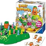 Ravensburger 21556 - Lotti Karotti, Brettspiel für Kinder ab 4 Jahren, Familienspiel für Kinder und Erwachsene, Klassiker für 2-4 Spieler