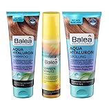 Balea Professional Haarpflege 3er-Set: SHAMPOO Aqua Hyaluron (250 ml), SONNENSCHUTZ Spray (150 ml), CONDITIONER Spülung Aqua Hyaluron (200 ml), 500 ml