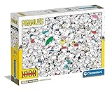 Clementoni - 39804 - Impossible Puzzle Peanuts - Puzzle 1000 Teile Für Erwachsene Und Kinder 14 Jahren, Geschicklichkeitsspiel Für Die Ganze Familie