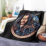 VOZMIO Legend of The Animagus Hochwertige Warme Weiche Flanell Plüsch Auf Der Schlafsofa Decke Geeignet Für Klimaanlage Decke Nap Decke (100x150cm (40x60in))