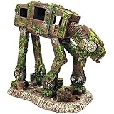 SLOCME Aquarium at-at All Terrain Armored Transport Imperial Walker Dekoration – Aquarium Roboter Höhle Ornament