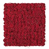 MWOOT Künstliche Rosen Blumenköpfe, 144 Stück Mini Burgundisch Foamrosen Kunstrosen für Handwerk, Klein Gefälschte Blumen für DIY Hochzeit Party Festival Valentinstag Dekoration, 2,5CM Blumen Deko