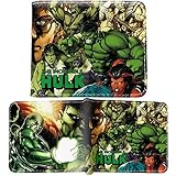 FYDZBSL Marvel Portemonnaie Hulk Kinder Geldbörse Jungen Karikatur Brieftasche Superheld Zweifach Gefalteter Kreditkartenhalter Für Jugend,Kinder Geburtstagsgeschenk