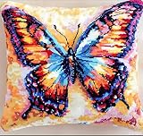 WallustrioaW Knüpfkissen-Set Schöner bunter...