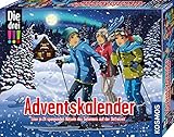 KOSMOS 632502 Die drei !!! Adventskalender 2023, Löse das Rätsel um das Geheimnis auf der Ski-Freizeit, mit 24 Detektiv-Gimmicks, Spielzeug-Adventskalender für Kinder ab 8 Jahre