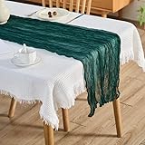 Matcha Farbe Jute Tischläufer,Juteband Tischband,Natur Juteband Tischläufer Meterware,für Hochzeit,Garten-Tischdecke,Party,Rustikale Tisch