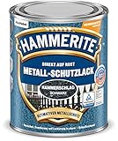 Hammerite Metallschutzlack Hammerschlag, Schwarz, 750ml