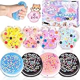 MZJAUVF 4Stück Biscuit Stress Relief Toy, 4Stück Katzenpfoten Squishy, Mochi Queeze Toy Set, Kawaii Mochi Squishy, Squeeze für Stressabbau, Quetschspielzeug Geschenke für Kinder, Party Dekoration