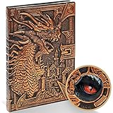3D Dragon DND Journal Schreiben Notizbuch, Fantasy D&D Leder Notizbuch für Dungeons and Dragons Geschenke Nerdy DM & Spieler RPG Liebhaber Zubehör, 200 Seiten A5 Tagebuch für Männer oder Frauen