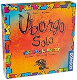 Kosmos FKS6942030 694203 Ubongo Solo, 1 Spieler 45 Legeteile 546 Level, Knobelspaß und Legespiel, Brettspiel ab 8 Jahre