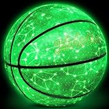 HoloCiao Glühen Sie im dunklen Basketball, Cool Street Basketball mit leuchtendem Material für Nachtspiel, Basketball Geschenke für Jungen Mädchen Jugend