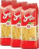 3 x Soós Feine Fadennudeln 3x200g Premio 8 Eier finom cérnametélt aus Ungarn 600g=3Packungen