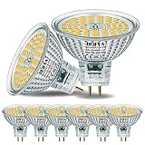 DEIFUA LED-Leuchtmittel, GU5.3, neutralweiß, 700 Lumen, 6,5 W, entspricht 60 W, MR16, Halogenlampe, AC/DC, 12 V, 4000 K ohne Flackern, Reflektorlampe, breiter Abstrahlwinkel 120 °, nicht dimmbar, 6