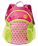Sigikid 24002 Rucksack klein Florentine Mädchen Kinderrucksack empfohlen ab 2 Jahren grün/rosa
