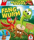 Schmidt Spiele 40638 Fang den Wurm, Kinderspiel, 3D Actionspiel