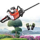 2-Takt Benzin Heckenschere Profi Benzin Heckenschere 180° Drehgriff Gartenschere zum Trimmen von Grünflächen