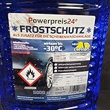 powerpreis24® 5X 5 Liter Scheibenfrostschutz Frostschutzmittel 25L -30 Grad gebrauchsfertig