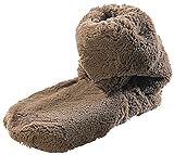 infactory Wärmesocken: Aufwärmbare Flausch-Stiefel mit Traubenkern-Füllung, Größe 36-38 (Wärmesocken Mikrowelle, Socken Mikrowelle, Männer Geschenkideen)