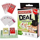 Hilloly Brettspiele Monopoly-Deal Kartenspiel Schnelles Spiel Monopoly-Deal Kartenspiel für Kinder und Familien mit 108 Karten Geeignet für 2-5 Spieler - Kinder ab 8 Jahren