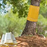 pafnisoin Leimringe für Obstbäume Selbstklebend 25CM × 3M Raupenleim für Obstbäume AmeisenLeimring – Schützt Obst Baum