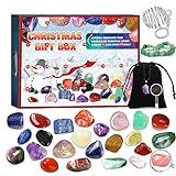 Adventskalender 2023 Für Kinder Kristalle Bogoro 24 Tage Adventskalender Steine Kinder Kristalle Weihnachten Adventskalender Countdown Überraschungen Für Jungen Mädchen Geologie Enthusiasten
