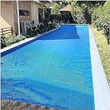 400 Mikron Luftpolster-Solar-Thermodecke, Poolabdeckung, regenfeste Schwimmbadabdeckung für lange 3 m, 4 m, 5 m, 6 m, 8 m, 10 m, 12 m