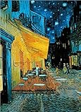 AveJoys Puzzle 1000 Teile Erwachsene Café-Terrasse bei Nacht von Vincent Van Gogh 70 x 50 cm Puzzles für Erwachsene Klassische Puzzles 1000 Teile Erwachsene Van Gogh Puzzles Schwer Erwachsene Kinder