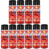 LudwigLacke 10 Spraydosen 400ml Thermolack Silber bis 650 Grad Autolack