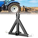 INREPRO 3-Punkt-Anhängerkupplung Anhängerempfänger 2' Empfänger Adapteranlage Für Kategorie 1 Traktor, Dreipunkt anhängerkupplung Adapter für Anhänger & Bauernhofgeräte
