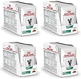 Royal Canin Veterinary Satiety Weight Management | 4er Pack | 4 x 12 x 85 g | Diät-Alleinfuttermittel für Katzen | Zur Verringerung von Übergewicht | Feine Stückchen in Soße