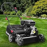 BRAST® Vertikutierer Benzin 4,5kW (6,12PS) | 4-Takt Motor 212ccm | 40-45cm Arbeitsbreite | TÜV geprüft | 50L Fangkorb | viele Modelle für kleine bis sehr große Rasenflächen | BRB-RV-40212s