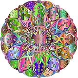 OMEDICH Puzzle 1000 Teile, Circle of Colors - Colorful...