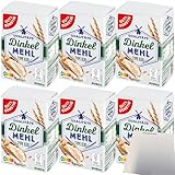 Gut&Günstig Dinkelmehl Type 630 6er Pack (6x1000g Packung) + usy Block