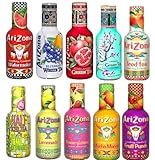 10 Flaschen Arizona Mix Ice Tea (Eistee) aus 10 Sorten a 0,5 L inkl. EINWEGPFAND + Space Keks gratis a 45g von Onlineshop Bormann