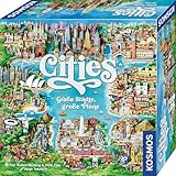 KOSMOS 685096 Cities - Große Städte, große Pläne, Städtebauspiel, Brettspiel für 2-4 Spieler, Gesellschaftsspiel ab 10 Jahre