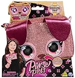 Purse Pets Clutch Dazzling Diva Hündchen - Kindertasche und Spielzeug in einem, die Augen leuchten in Regenbogenfarben, für Kinder ab 4 Jahren