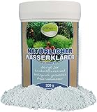 primuspet Natürlicher Aquarium Wasserklärer 200 g (Bindet zuverlässig kleinste Schmutzpartikel für kristallklares Wasser und entfernt Trübungen für bessere Wasserwerte)