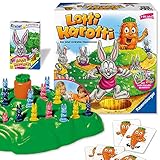 Ravensburger Lotti Karotti Plus Quartett Kartenspiel, Gesellschaftsspiel für Kinder ab 4 Jahren und Erwachsene, 2-4 Spieler, [Exklusiv bei Amazon] - Ostergeschenke für Kinder