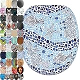 Sanilo WC Sitz ohne Absenkautomatik, viele schöne Toilettendeckel zur Auswahl, hochwertige und stabile Qualität aus Holz (Mosaic World)