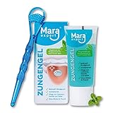 Zungenreiniger + medizinisches Zungengel Set - bekämpft bakterielle Zungenbeläge | Zungenschaber mit Zungenbürste | Mundgeruch bekämpfen | Tongue Scraper | Reinigt und pflegt die Zunge