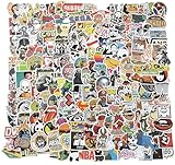 Willingood Aufkleber 200 Stück Wasserdicht Vinyl Stickers Graffiti Style Decals für Auto Motorräder Fahrrad Skateboard Snowboard Gepäck Laptop Aufkleber MacBook iPad und mehr