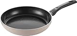 BALLARINI Ledro Bratpfanne, 28 cm, Aluminium, Induktionsgeeignet, Keramik-Antihaftbeschichtung, Thermopoint, Made in Italy, Beige