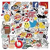 200 Stück wasserdichte Sticker Set - Vinylaufkleber Graffiti Style Aufkleber Deko für Skateboard Laptop Koffer Helm Motorrad Auto Fahrrad Computer, Geschenk für Jugendliche Erwachsene