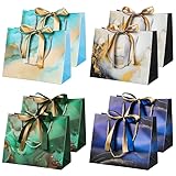 Livdouyu 8 Stück Geschenktasche, Geschenktaschen, Geschenktüte Gift Bags Geschenktüten Geburtstag Geschenktüte Groß Geschenktüten für Geburtstag Hochzeit Feier Party Weihnachten Neujahrsgeschenk