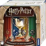 KOSMOS 680855 Harry Potter Wettstreit um den Hauspokal, Harry Potter Spiel für 2-4 Personen ab 11 Jahren, sammle Punkte für Dein Hogwarts-Haus, mit 3D-Stundengläsern