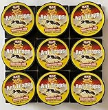 9X Ameisenköderdose - Ameisenköder - Ameisenfalle – Ungiftige Klebefalle zur Überwachung von Ameisen – Geruchslos, sicher für Kinder & Haustiere, ideal für Küche, Haus & Vorratskammer